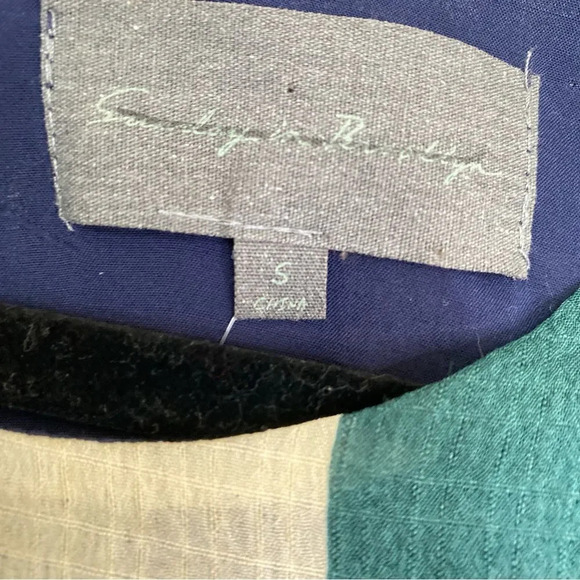 ANTHROPOLOGIE Sunday In Brooklyn Leger Dress Striped Fit & Flare Size Small - Picture 5 of 8